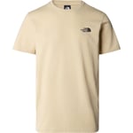 The North Face Mens S/S Simple Dome Tee (Grå (GRAVEL) Large)