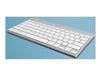 R-Go Ergonomic Keyboard Compact break - Tastatur - trådløs - Bluetooth 5.0 - QWERTY - USA - hvit