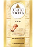 Ferrero Rocher Hvit Sjokoladeplate med Hasselnøtter 90 gram