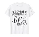 Dirty Dishes Stare-Down Kitchen Humor Humorous Present T-Shirt