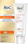 RoC - Soleil-Protect Anti-Wrinkle Smoothing Fluid SPF50+ - UVA/B Protection - -