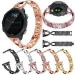 armband stål Garmin forerunner 245M/645 rosa