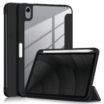 iPad mini 6 (2021) Fodral Tri-Fold PU Läder - Svart - TheMobileStore iPad Mini 6 (2021) tillbehör