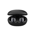 XMSZZ For Android IOS Stylish True Wireless TWS Earphones Bluetooth 5.0 In-Ear E1026BT-I Bean Headset Support aptX ACC with MIC (Color : Black)