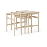 Carl Hansen & Son CH004 nesting tables satsbord Såpad ek