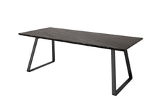 Estelle matbord grå/svart 200cm