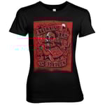 Hybris La Tortuga - Hola Death Girly Tee (Black,XXL)