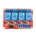 4 channels Relay Module Optocoupler Isolation High and Low Level: 24V