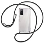 Coque avec Cordon pour SAMSUNG Galaxy S20 FE Silicone Airbags Transparente - Neuf