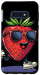 Galaxy S10e Cool Strawberry Costume with funny Shoes and Arms Case