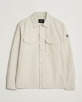 Belstaff CS60 Cotton Herringbone Overshirt Stone Beige