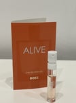 Hugo Boss Alive Eau De Parfum Spray Sample 1.2ml Free P&P