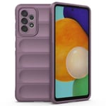 Mjukt greppformat Samsung Galaxy A52s 5G / Samsung Galaxy A52 5G / Samsung Galaxy A52 skal - Lila Lila