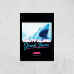 Jaws Amity Island Shark Tours Giclee Art Print - A4 - Print Only