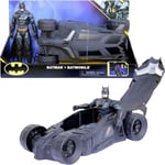 NEW DC Comics Batman Figure and Batmobile with Hood LARGE VEHICLE