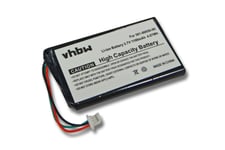 vhbw Batterie compatible avec Garmin Drive 50 LM, 51LMT, 51LMT-S GPS, appareil de navigation (1100mAh, 3,7V, Li-ion)
