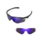 Walleva Polarized Purple Replacement Lenses for Oakley M2 Sunglasses