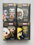 Funko Pop Pin Marvel Wolverine 14 Rogue 13 Storm 12 Colossus 11 Collectable NEW