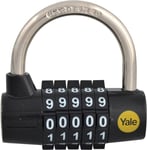 Yale Five Dial Combination Padlock for Indoor Usage 48 mm Steel Y160/48/123/1