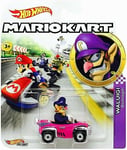 Hot Wheels Mariokart Mario Kart Waluigi Badwagon 1/64 Die-cast Model Toy Car
