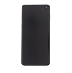 LCD-display + Touch Unit Samsung Galaxy S10 G973 - Vit (Service Pack)
