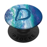 Monogram Initial Letter D Pop Socket for Phone PopSockets D PopSockets Swappable PopGrip