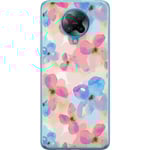 Xiaomi Poco F2 Pro Transparent Mobilskal Blomsterprakt