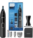 Philips Series 5000 Battery - Nose, ear, eyebrow detail Black Trimmer NT565016