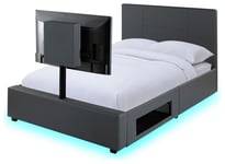 XR Living Ava Double TV Bed Frame - Grey