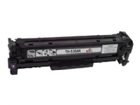 TB - Svart - kompatibel - tonerkassett (alternativ för: HP CC530A) - för HP Color LaserJet CM2320fxi, CM2320n, CM2320nf, CP2025, CP2025dn, CP2025n, CP2025x