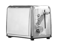 Daewoo Kensington, Toaster 2 Slice, Stainless Steel, Removable Crumb Tray, Defrost, Reheat And Browning Controls, Cancel Function, High Lift Lever, Easy To Clean, Stainless Steel