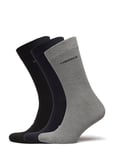 Socks 3-Pack Black Lindbergh