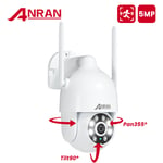 5MP Wireless Security Camera Outdoor Home WiFi CCTV Camera System PTZ 360° Audio