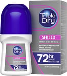 Triple Dry 72hr Advanced Protection HEAVY Anti-Perspirant Deodorant Roll SHIELD