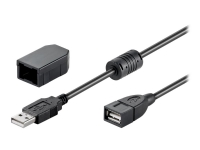 goobay - USB-förlängningskabel - USB (hane) till USB (hona) - USB 2.0 - 2 m - svart