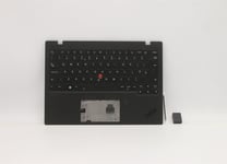 Lenovo Nano X1 1 Keyboard Palmrest Top Cover German Black 5M11B38344
