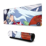 Inuyasha Mouse Pad, Large Mouse Pad XL, Mouse Pads for Computers 31.5X11.8In, Large Extended Gaming Keyboard Mouse Pads.
