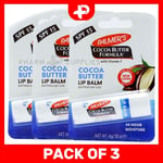 3 x Palmer's Cocoa Butter Formula With Vitamin-E Lip Balm SPF15 4g Dry Lips