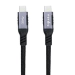 NÖRDIC USB4-kabel 25 m 40 Gbps data 8K video PD 100W kompatibel med Thunderbolt 3
