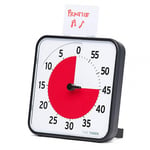 Time Timer 20cm Visual — 60 Minute Kids Desk Countdown Clock with Dry Erase Activity Card, Also Magnetic for Classroom, Homeschooling Study Tool, Task Reminder, Home and Kitchen