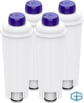 4 PACK WATER FILTERS FOR DELONGHI REPLACEMENT COFFEE MACHINE WATER FILTER