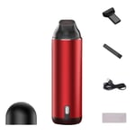 Car Vacuum Cleaner Super Suction 5000PA Low Noise Wireless Portable Handheld Mini Vacuum Cleaners Car Home Small Handheld Accessories for Car Interior Cleaning,Red