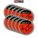 WellCut TCT Saw Blade 160mm x 60T x 20mm Bore For Festool - TS55 Pack of 10