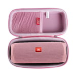 Hard EVA Travel Case for JBL Flip 5 Portable Bluetooth Speaker by Hermitshell (Pink)