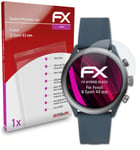 atFoliX Glass Protector for Fossil Q Sport 43 mm 9H Hybrid-Glass
