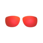 Walleva Fire Red Polarized Replacement Lenses For Oakley Trillbe X Sunglasses