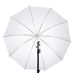 Interfit Paraply - hvit gjennomsiktig 91cm