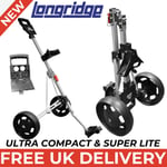 Longridge Microlite Golf Trolley - Ultra Compact & Lightweight FREE UK Delivery