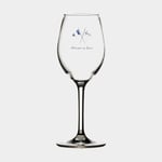 Marine Business Vinglas i plast Welcome On Board, non-slip, vit/blå, 33 cl, 6-pack