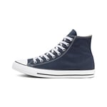 Converse Unisex-Adult Chuck Taylor All Star Hi-Top Trainers, Navy/White- 4 UK